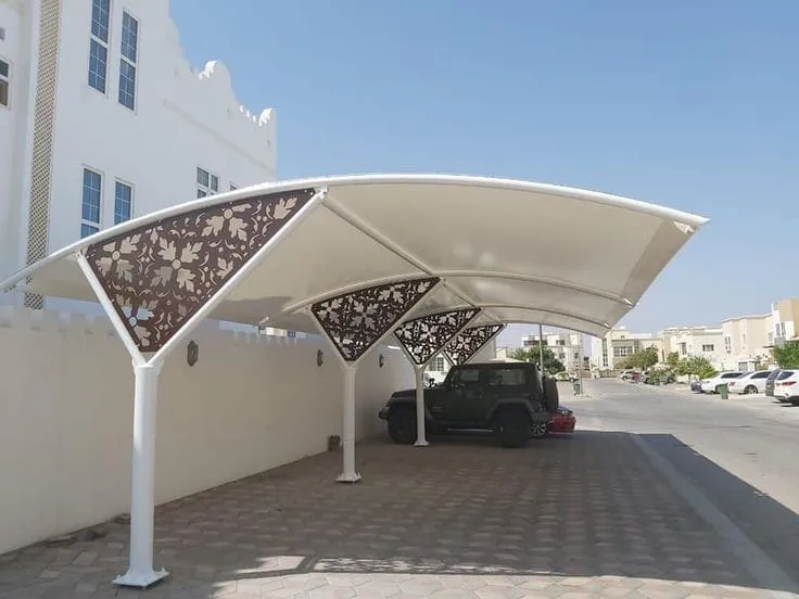 مظلات سيارات معلقة عصريه بالرياض وشمالها وجميع مناطق المملكة