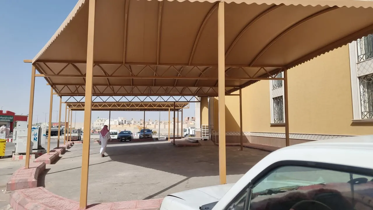 تركيب مظلات مشاريع مواقف سيارات شمال الرياض 