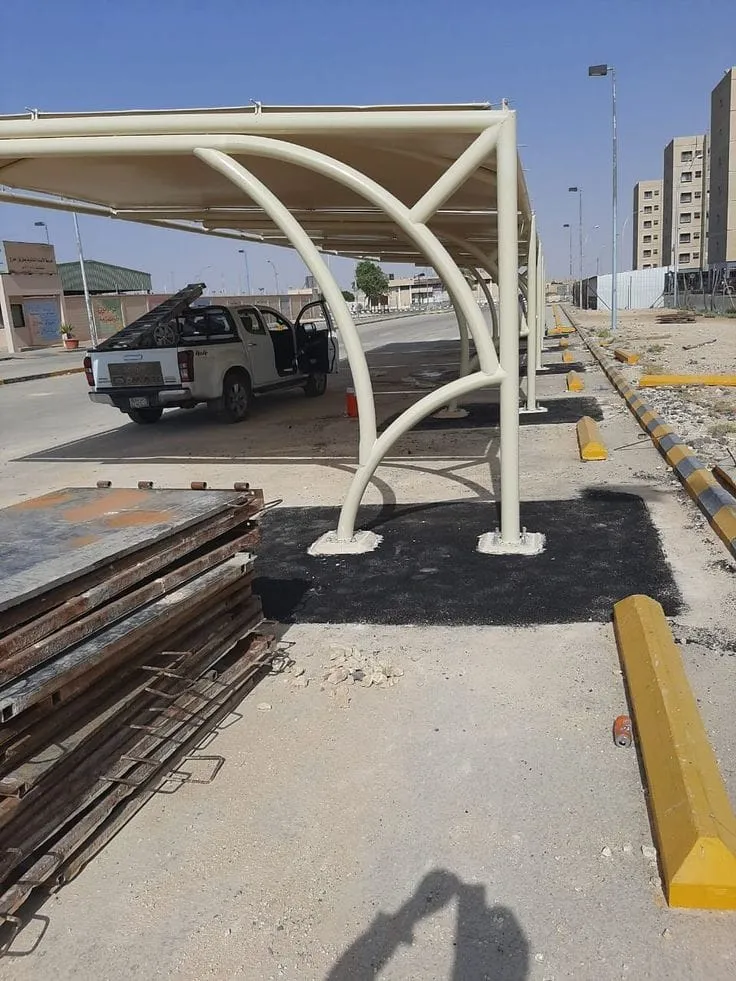 تركيب مظلات وسواتر في غرب الرياض 