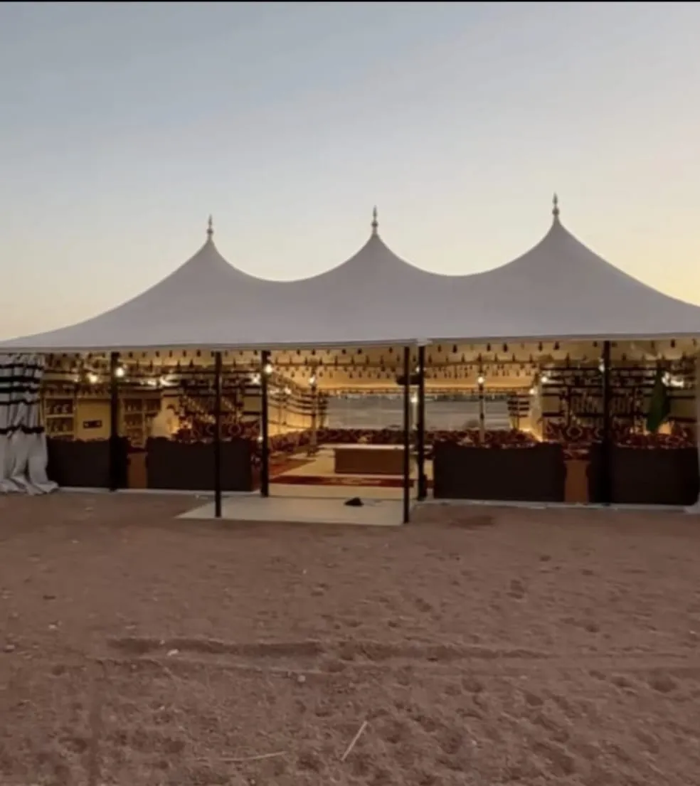 خيام سوبر ملكية في حي العروبه بشمال الرياض 