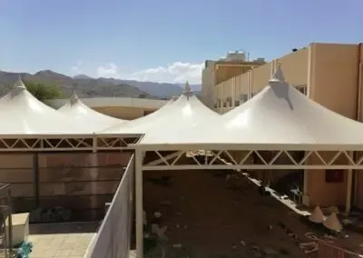 تركيب مظلات حي طويق بالرياض 