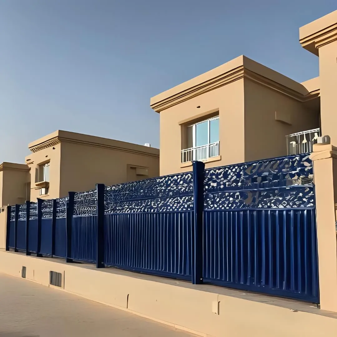 تركيب سواتر أحواش وسواتر شرائح حي الرحمانية بشمال الرياض 
