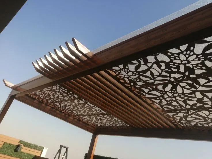 صورة توضح فئة مظلات حدائق وبرجولات