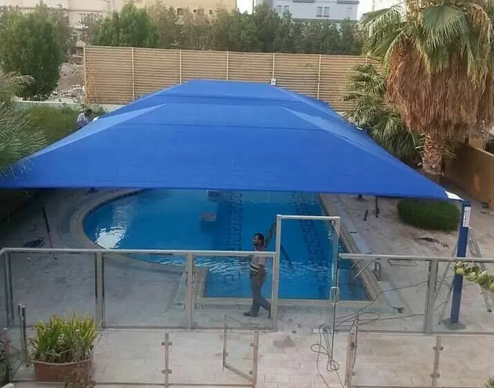 صورة توضح فئة مظلات مسابح 