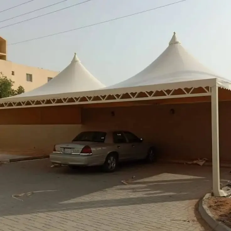 صورة توضح فئة مظلات هرمية 