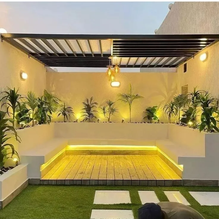 برجولات حدائق ومظلات جلسات في الرياض