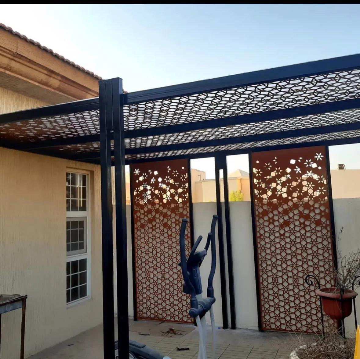افضل تركيب برجولات ومظلات استراحات في شمال الرياض