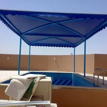 تركيب مظلات مسابح منعشة في شمال الرياض وجميع مناطق المملكة