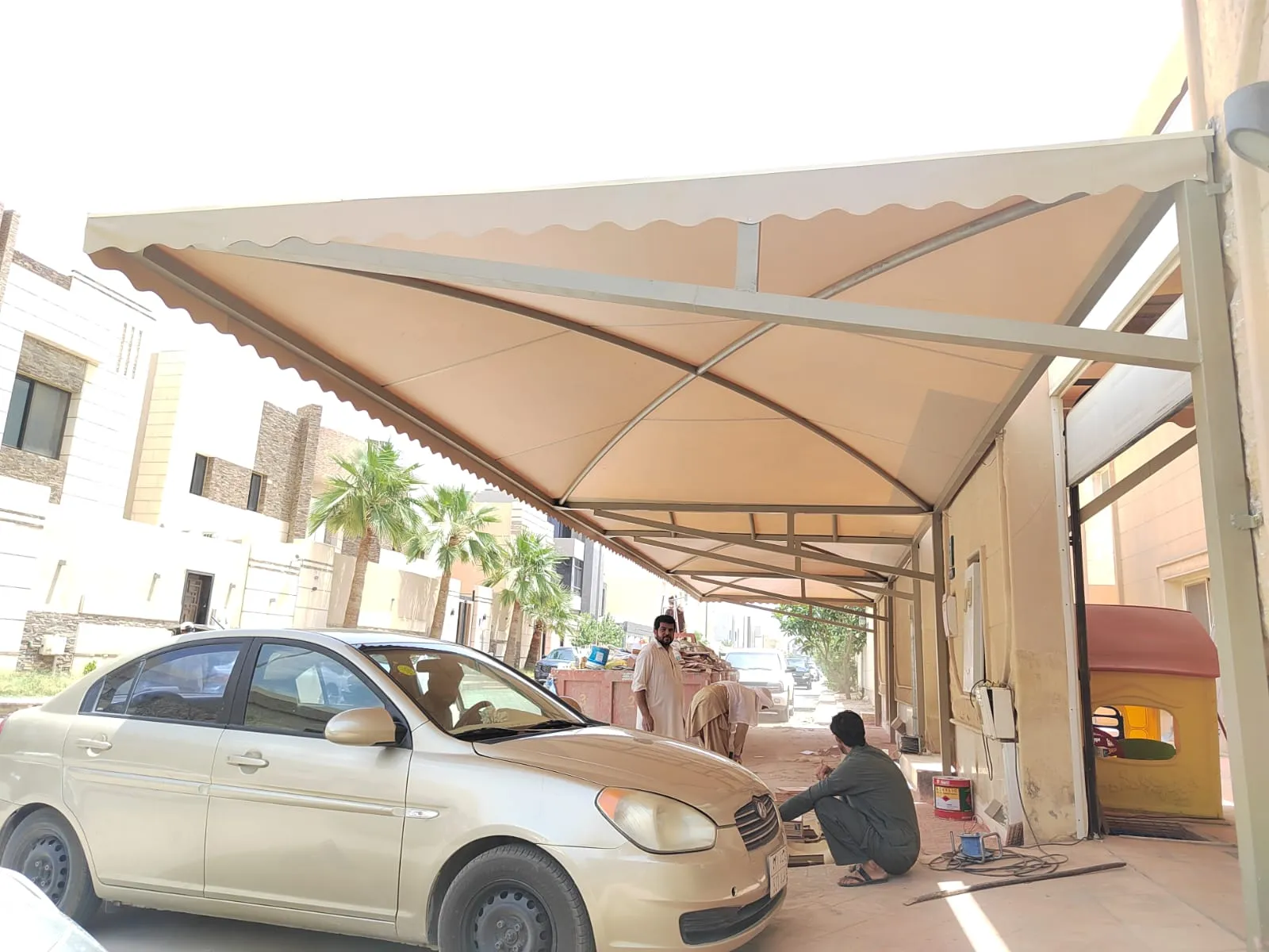أحدث تركيب مظلات لاحواش منزلك في الرياض وجميع مناطق المملكة 