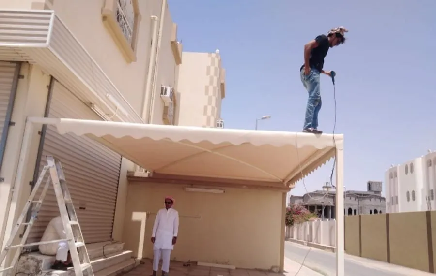 أحدث تركيب مظلات لاحواش منزلك في الرياض وجميع مناطق المملكة 
