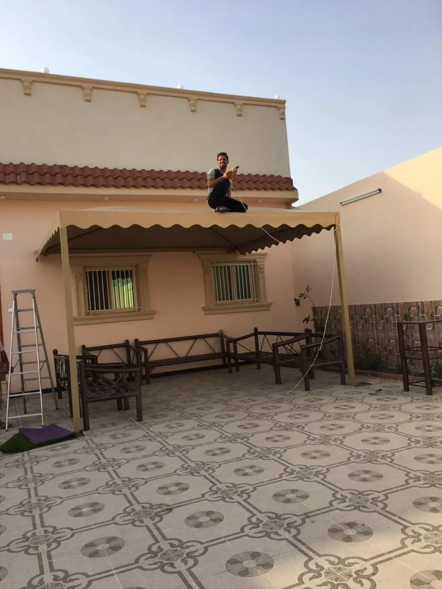 أحدث تركيب مظلات لاحواش منزلك في الرياض وجميع مناطق المملكة 