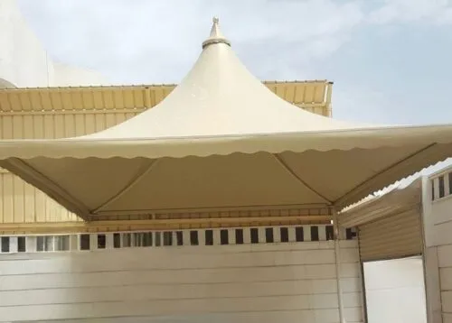 افضل تركيب مظلات هرمية في شمال الرياض وجميع مناطق المملكة