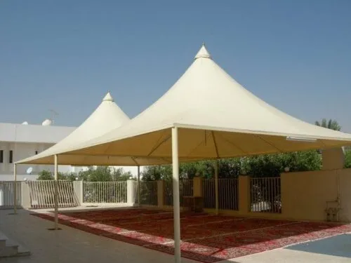 افضل تركيب مظلات هرمية في شمال الرياض وجميع مناطق المملكة