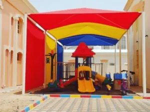 تركيب مظلات لاحواش المدارس في الرياض وشمالها