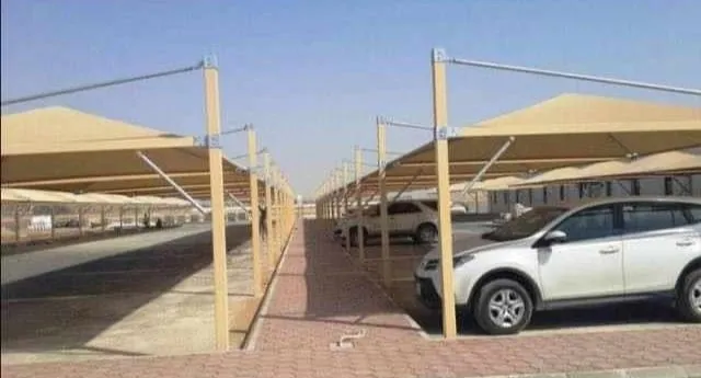 مظلات سيارات معلقة عصريه بالرياض وشمالها وجميع مناطق المملكة