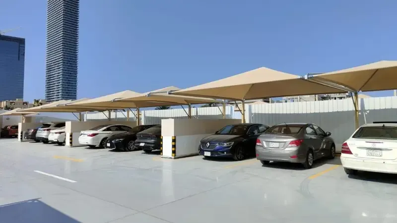 تركيب مظلات تغطية المسابح ومظلات السيارات بالرياض
