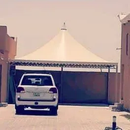 مظلات سيارات معلقه حي الرمال 