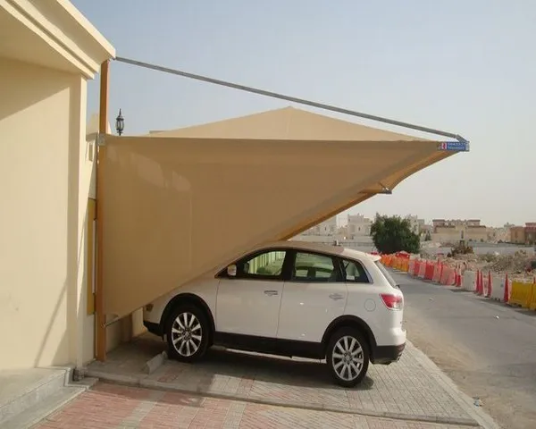 مظلات سيارات معلقه حي الرمال 