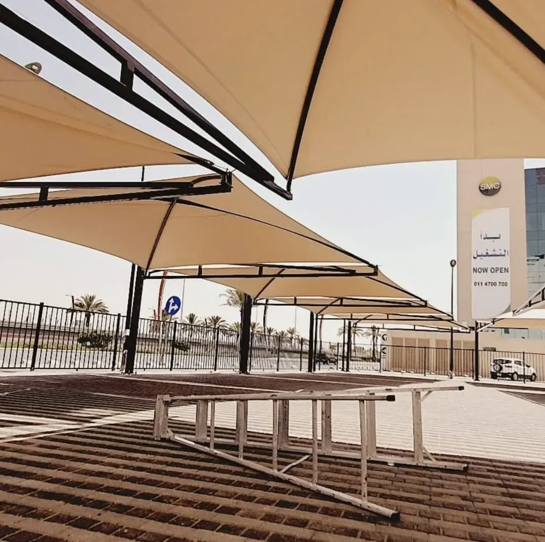 تركيب مظلات مشاريع مواقف سيارات شمال الرياض 
