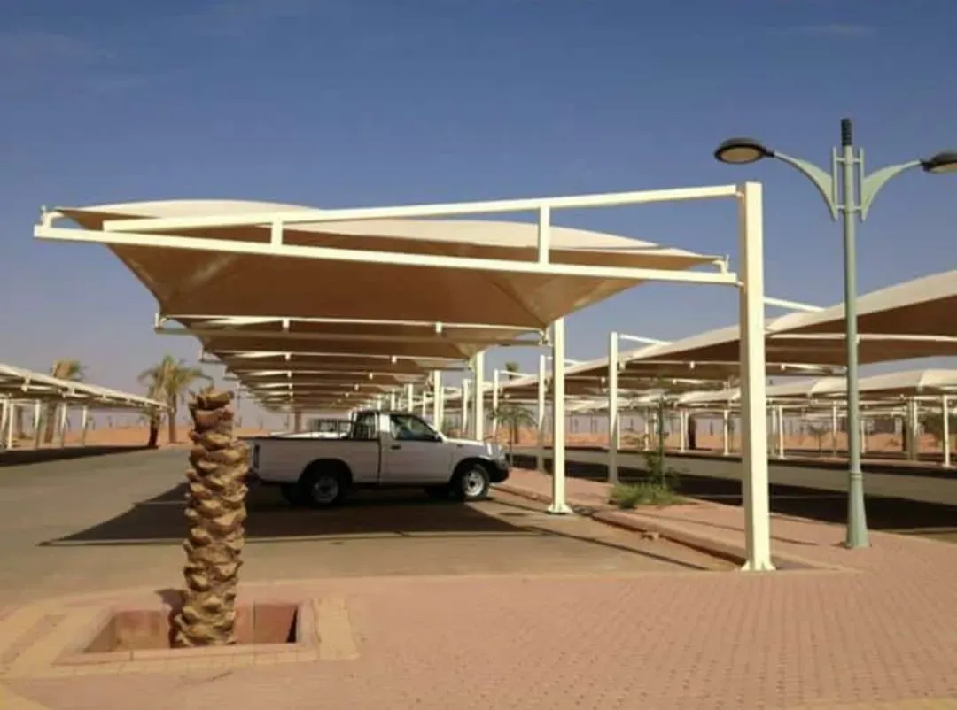 تركيب مظلات مشاريع مواقف سيارات شمال الرياض 
