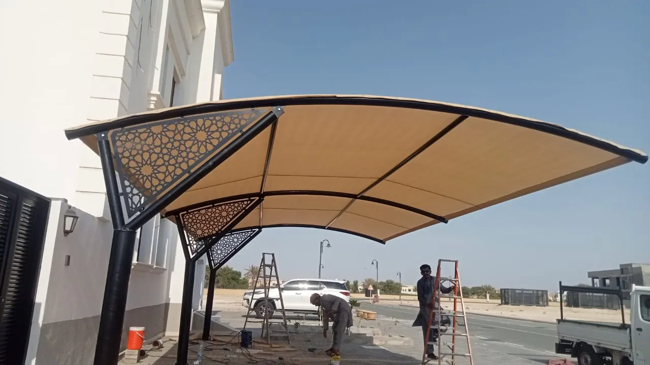 مظلات وسواتر حي العزيزية