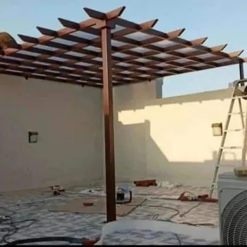تركيب مظلات لكسان في شمال الرياض