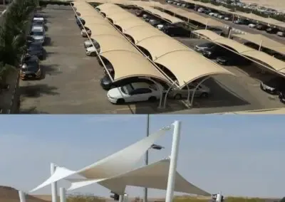 تركيب مظلات حي طويق بالرياض 