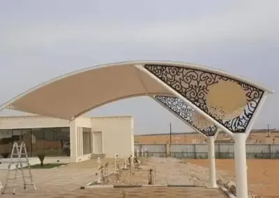 تركيب مظلات حي طويق بالرياض 