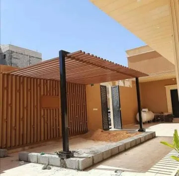 تركيب مظلات وبرجولات لكسان حي النرجس والياسمين بالرياض 