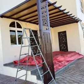 تركيب مظلات وبرجولات لكسان حي النرجس والياسمين بالرياض 