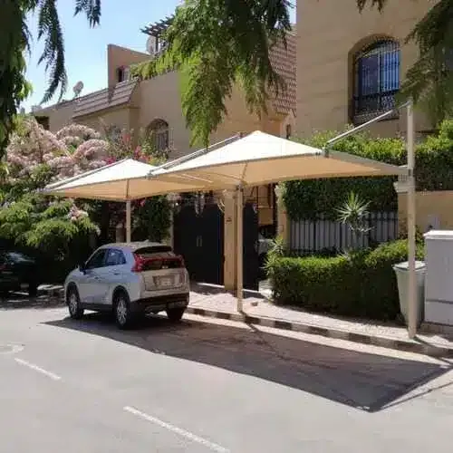 مظلات سيارات مواقف رخيصة حي الرمال بالرياض 