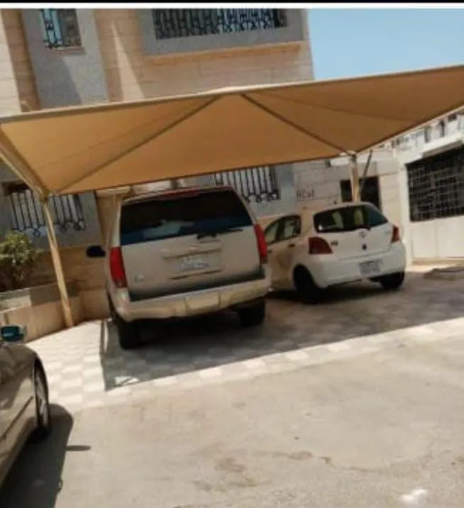 مظلات سيارات مواقف رخيصة حي الرمال بالرياض 
