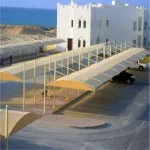 تركيب مظلات المساجد والمشاريع في حي النخيل بالرياض