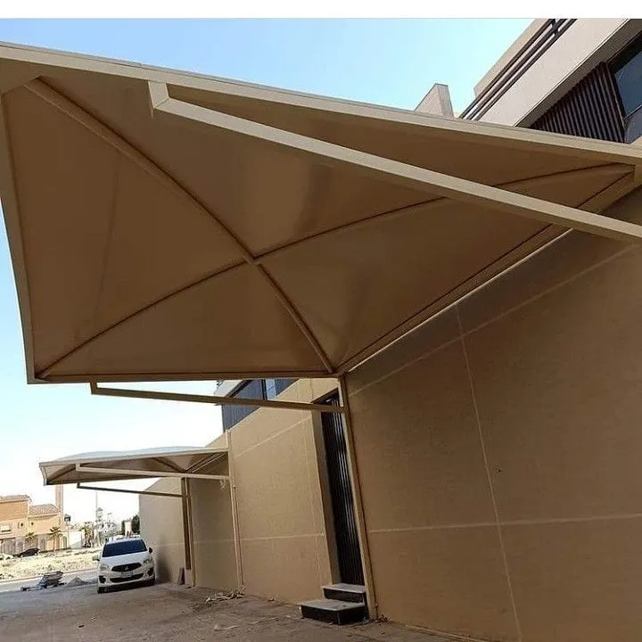 افضل مظلات سيارات مقص ومداخل منازل شمال الرياض