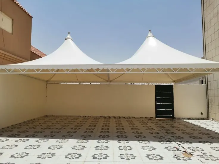 افضل مظلات سيارات مقص ومداخل منازل شمال الرياض