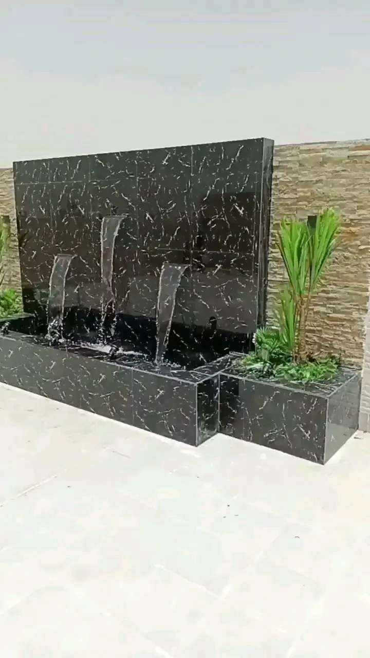 أفكار تصميم جلسات وشلالات حدائق حي الدرعية 