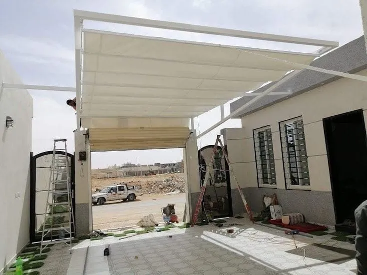 مظلات متحركة ولكسان يعتمد بشكل أساسي بشمال الرياض