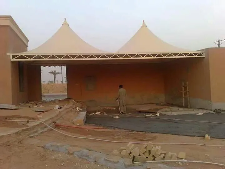 افضل تركيب مظلات هرمية حديثة لعام 2026في شمال الرياض