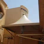 افضل تركيب مظلات هرمية حديثة لعام 2026في شمال الرياض