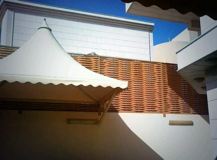 افضل تركيب مظلات هرمية حديثة لعام 2026في شمال الرياض