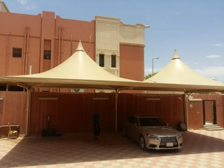 افضل تركيب مظلات هرمية حديثة لعام 2026في شمال الرياض