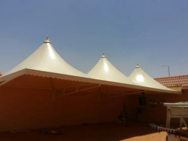 افضل تركيب مظلات هرمية حديثة لعام 2026في شمال الرياض