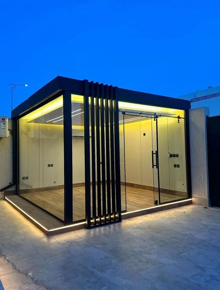 افضل تركيب مجالس زجاجية جاهزة ومظلات سيارات حي قيروان