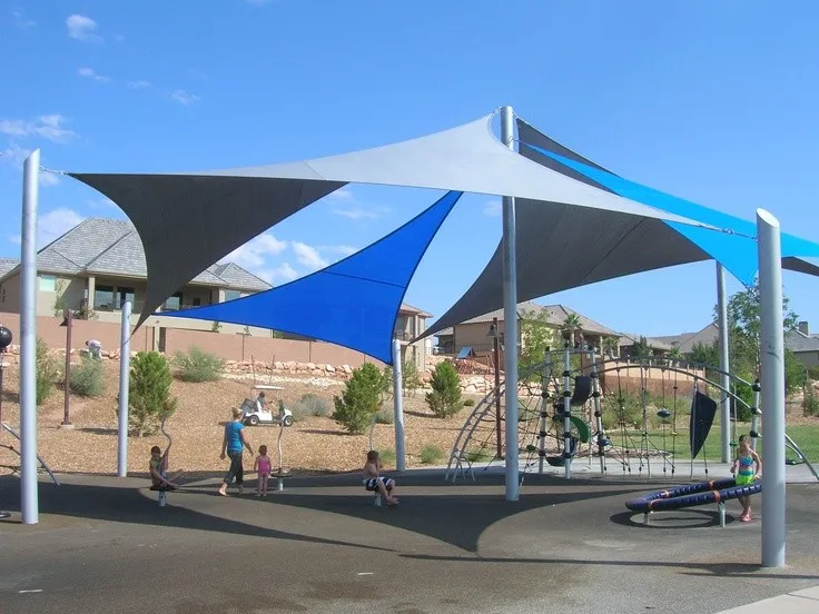 تركيب مظلات شد إنشائي – تصميمات عصرية ومتينة حسب الطلب