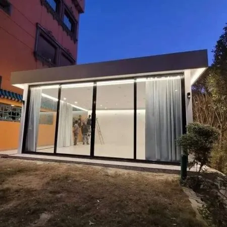 تصميم ملحق خارجي صغيرحي النخيل بالرياض 