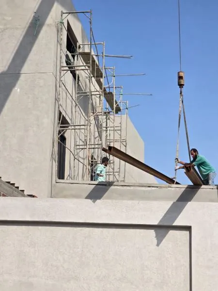 تصميم ملحق خارجي صغيرحي النخيل بالرياض 