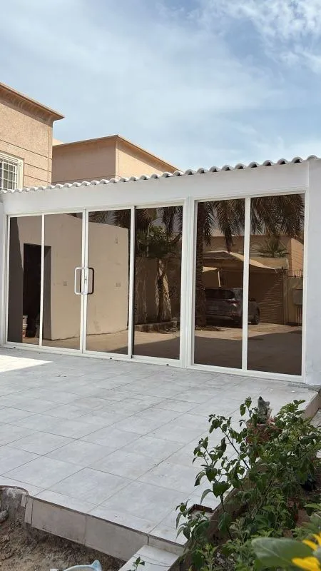 تصميم ملحق خارجي صغيرحي النخيل بالرياض 