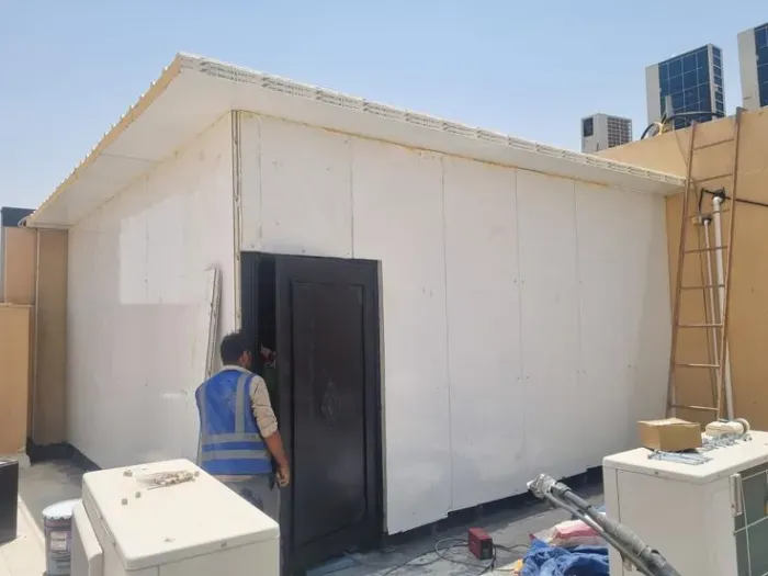 تصميم ملحق خارجي صغيرحي النخيل بالرياض 