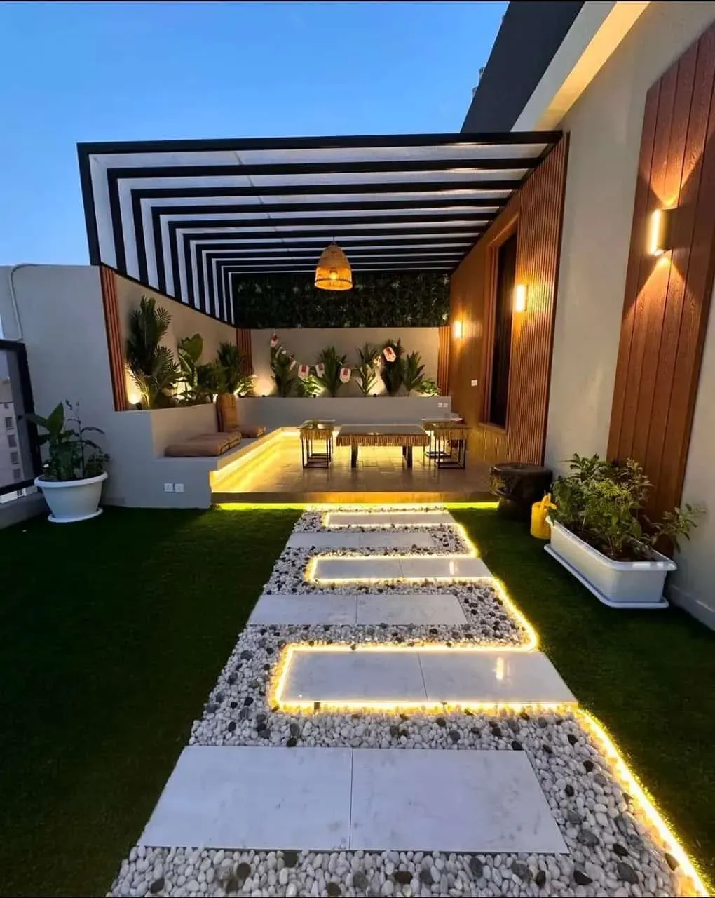 تكلفة تركيب برجولة أحواش بمساحة 20متر تقريبا بحي الرمال